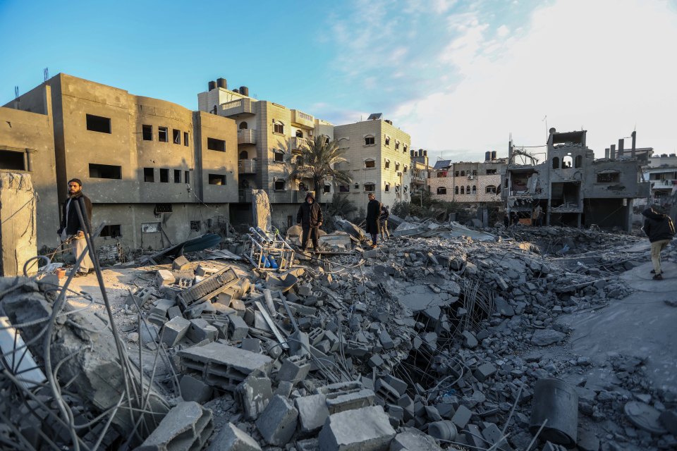 Much of Gaza has been reduced to rubble since Israel retaliated to the October 7 attacks