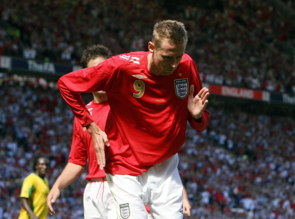 Peter Crouch has joked that he was the '10ft alien' seen in Brazil