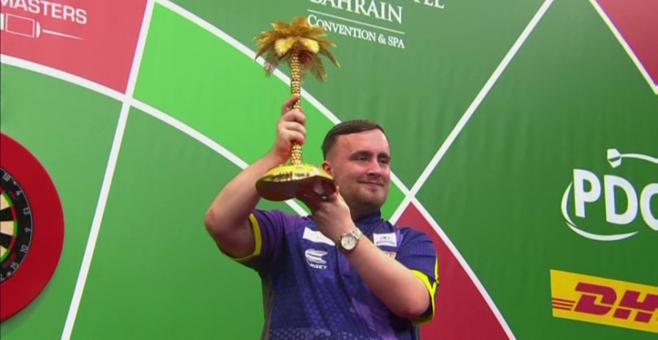 He also hit a nine-darter earlier in the evening during his quarter-final in Bahrain