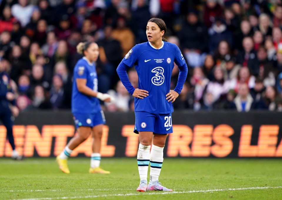 Sam Kerr will miss the rest of this season after sustaining an ACL injury during Chelsea's winter training camp earlier this month