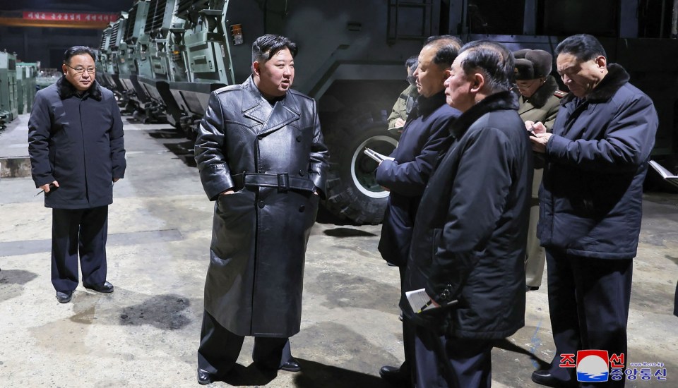 The Supreme Leader visited a missile factory when he made the chilling warnings