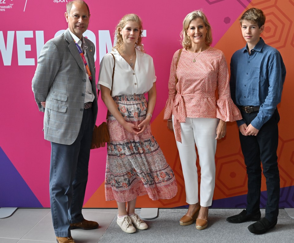 Sophie and Prince Edward are parents to Lady Louise, 20, and 16 year old James, the Earl of Wessex