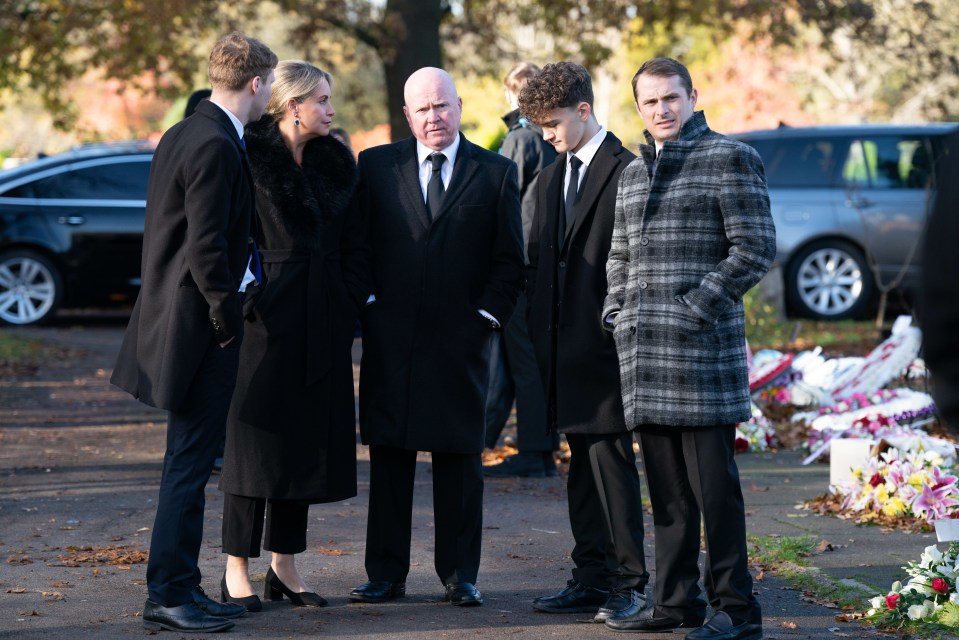 The Mitchell clan pay their respects to the late Sal Martin