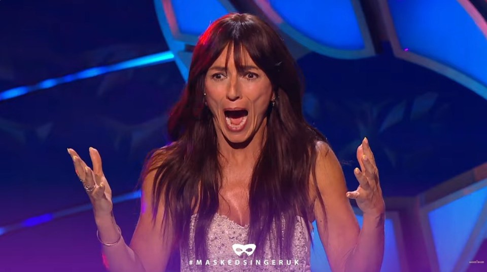 Davina McCall was left completely stunned by the performance