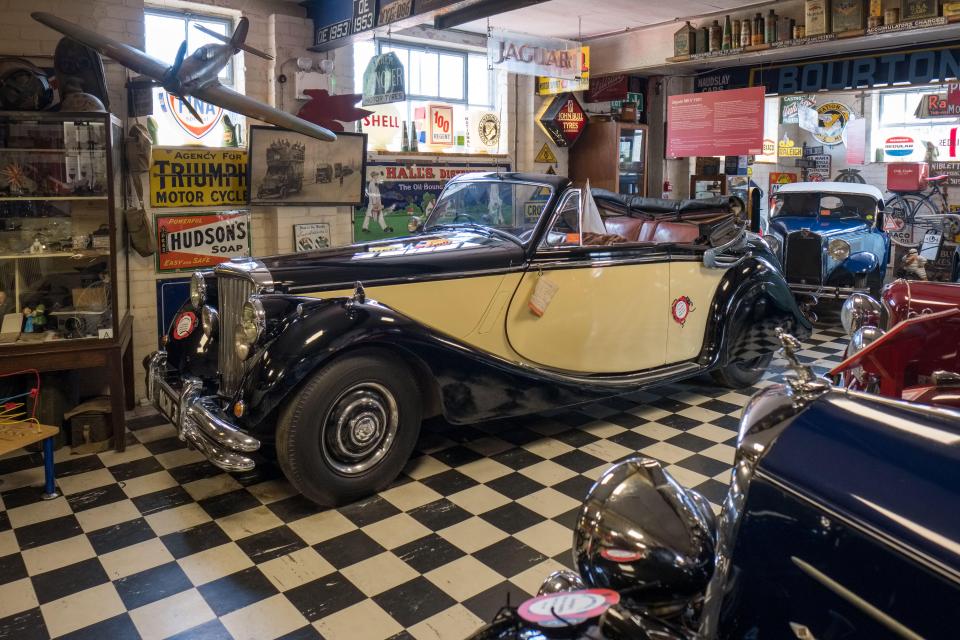 The museum is home to over 50 classic cars and bikes