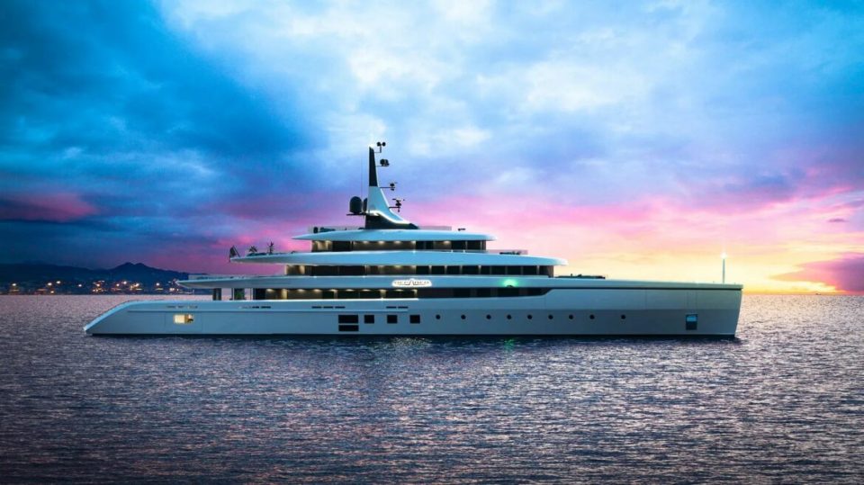 A luxury 260ft superyacht is set to sail soon as design plans have been released