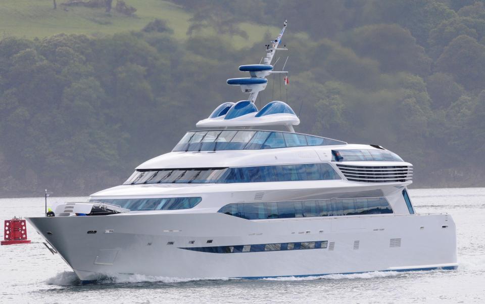 The world's fastest superyacht is the Alamshar - named after a famous race horse