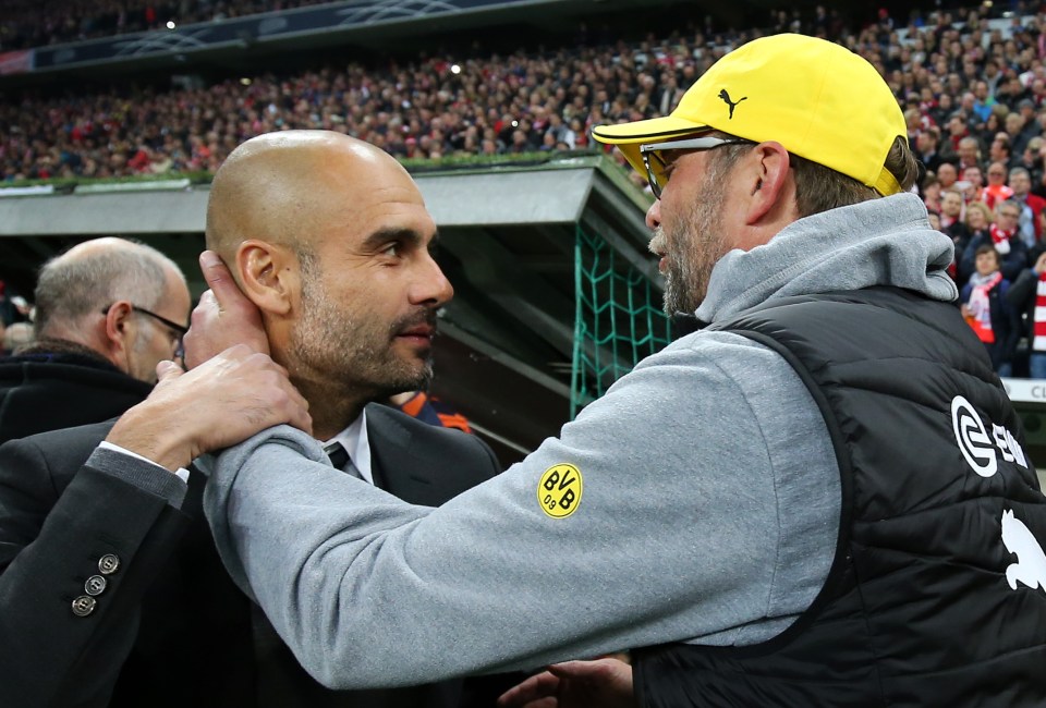 The pair started their managerial bout back in Germany as the gaffers of Borussia Dortmund and Bayern Munich