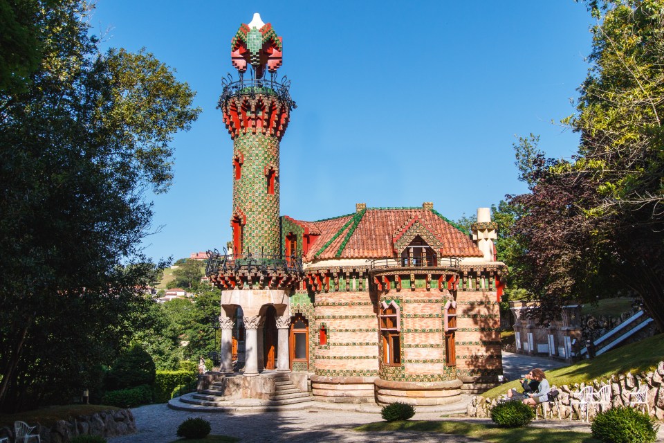 Gaudi created the El Capricho villa in the town of Comillas