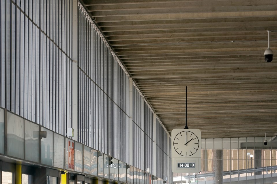 The station was built in 1969 in the brutalist style of the era