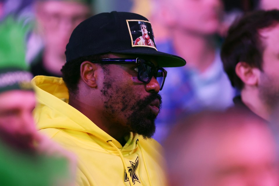 Derek Chisora was also in attendance at the Ally Pally