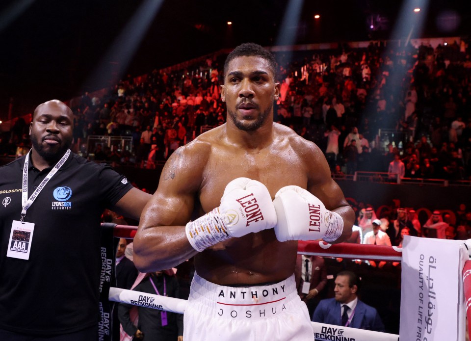 Anthony Joshua is set for a bumper Saudi showdown in March