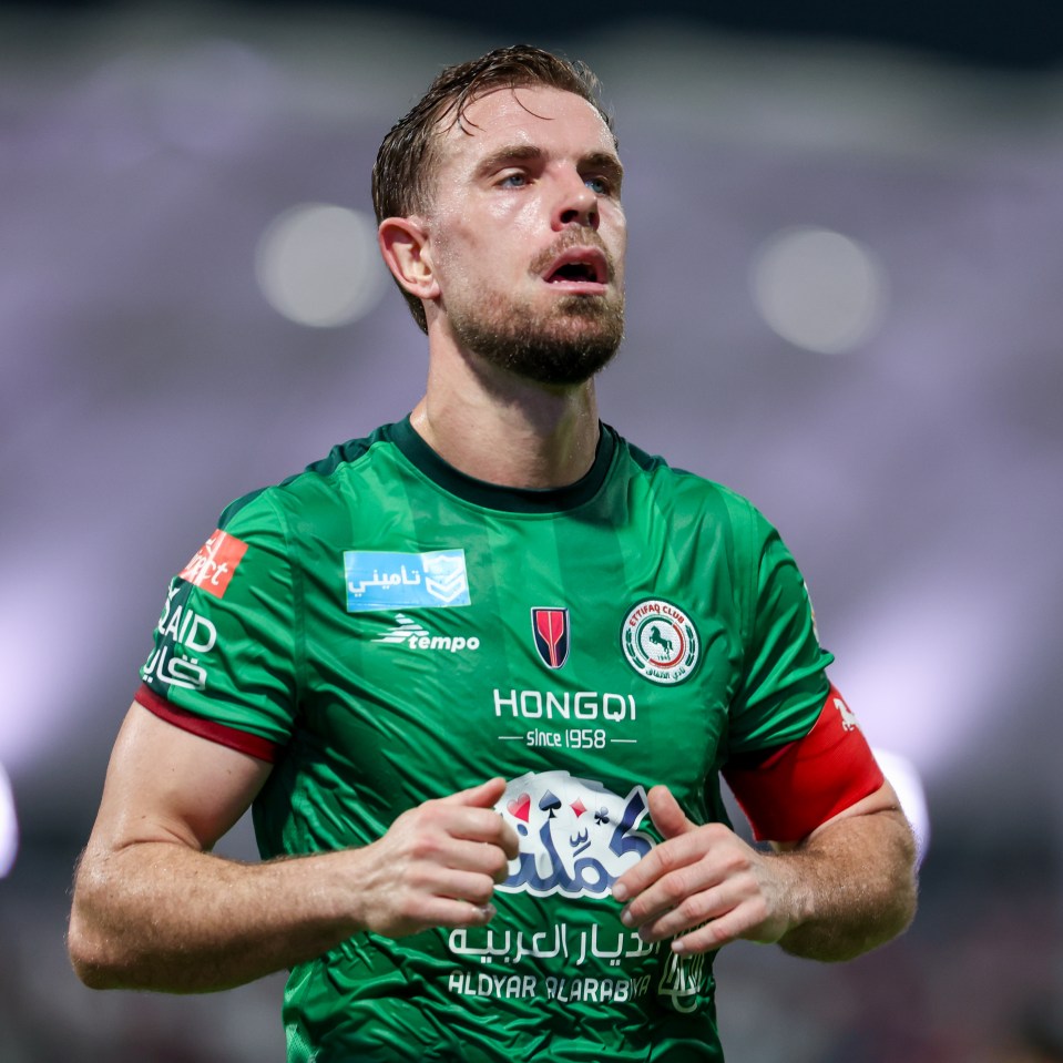 Jordan Henderson seemed out of his feet playing for Saudi minnows Al-Ettifaq