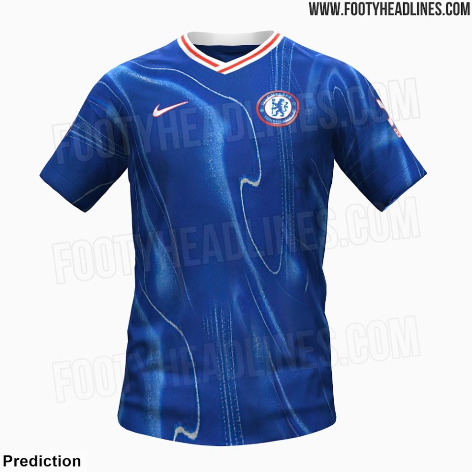 Fans have compared the shirt's red stripes and wave design to 'toothpaste'