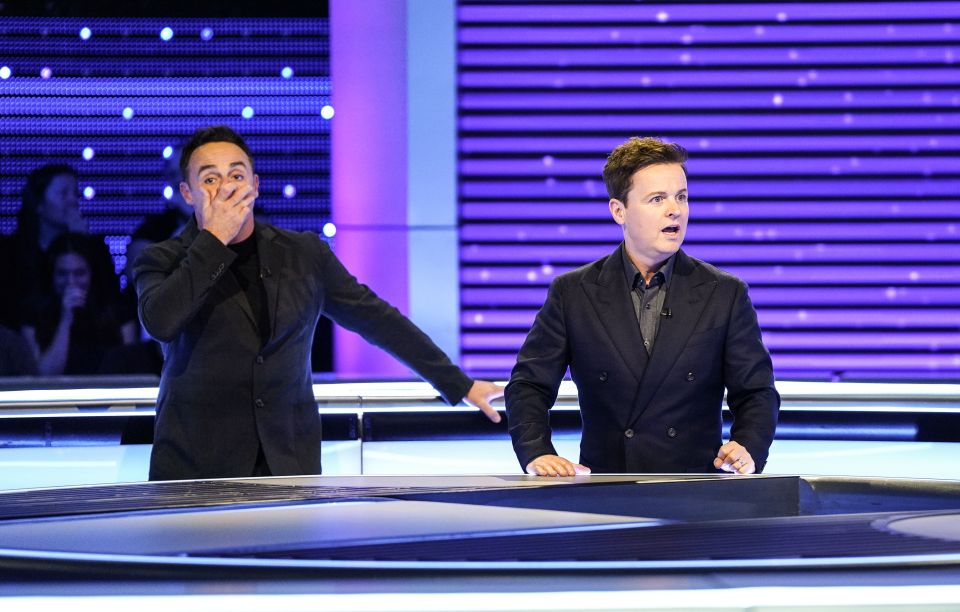 Ant and Dec were also stunned by the final result