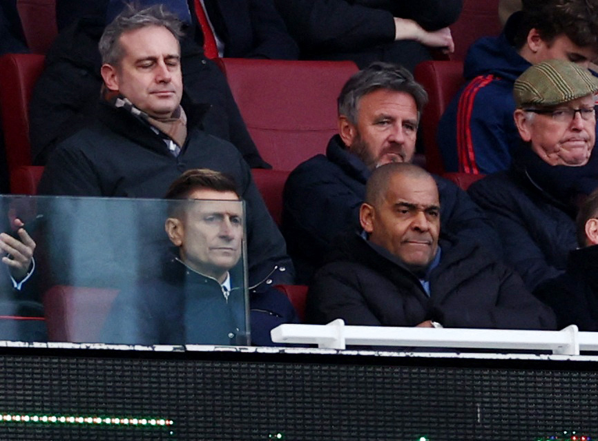 Eagles chairman Steve Parish watched as the south London side were dismantled