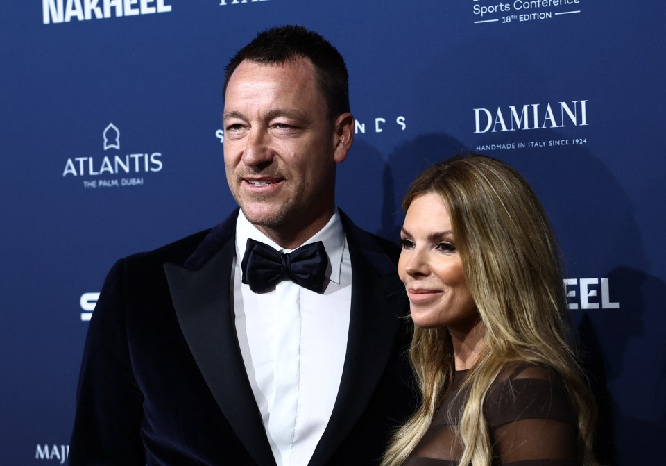 John and Toni Terry dazzled at the Globe Soccer Awards in Dubai