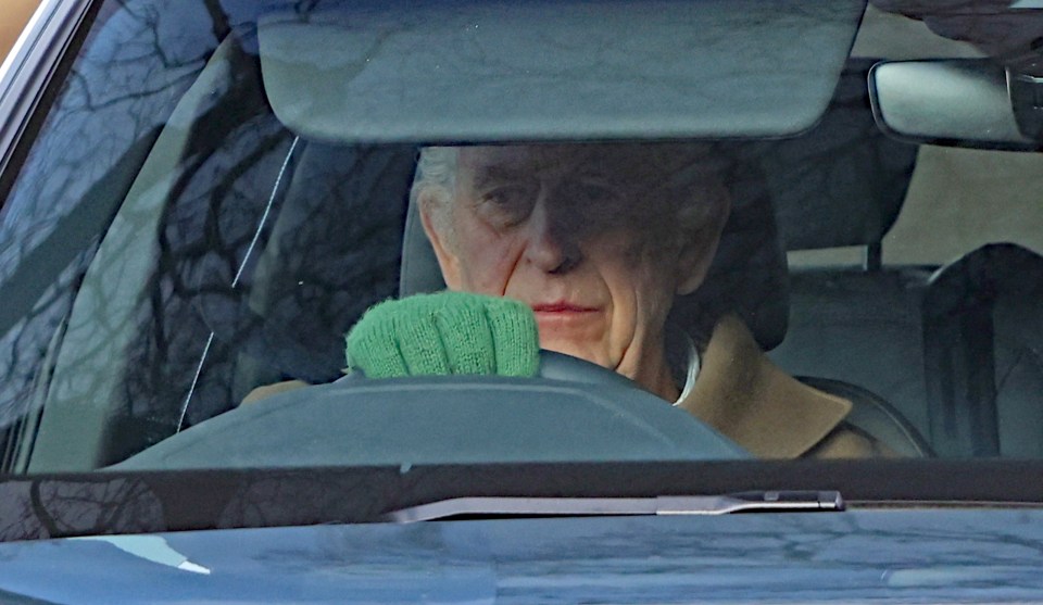 King Charles was pictured driving around his Sandringham Estate after his recent health scare