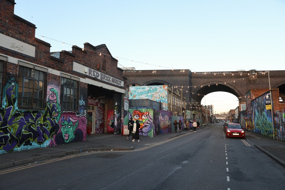 Red Brick Market is one of the trendier areas in Digbeth