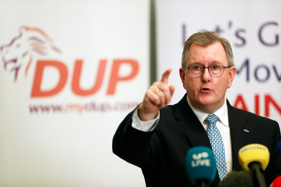 DUP boss Sir Jeffrey Donaldson says the deal is path back to power sharing