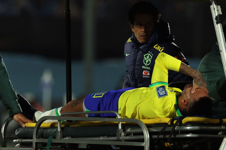 Neymar suffered a devastating injury on October