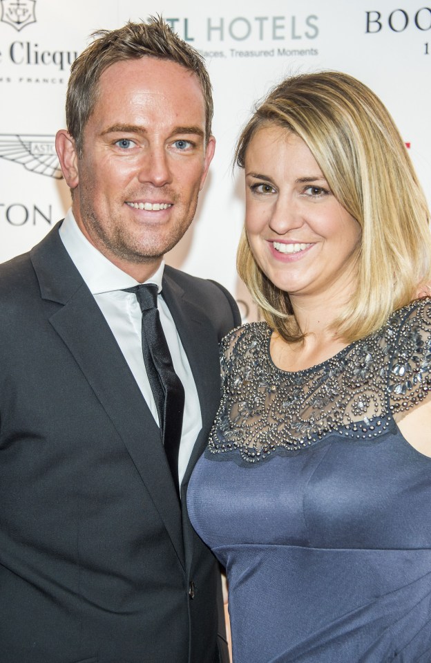 Simon pictured with his late wife Gemma