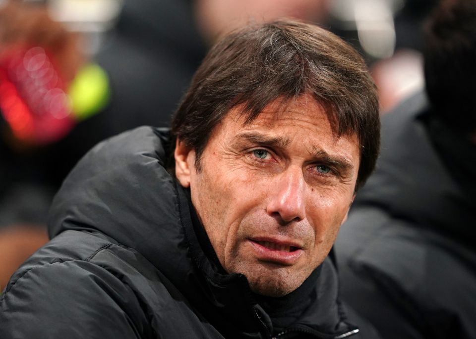 Conte's tenure as Spurs manager ended in misery