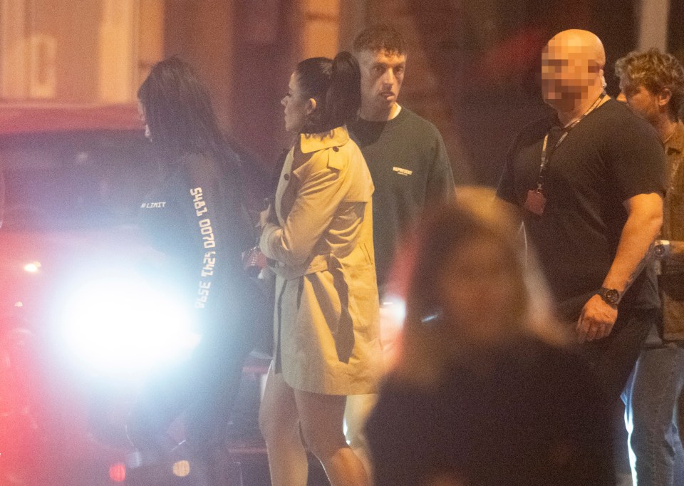 She partied until the early hours as she was spotted leaving the club at 2am