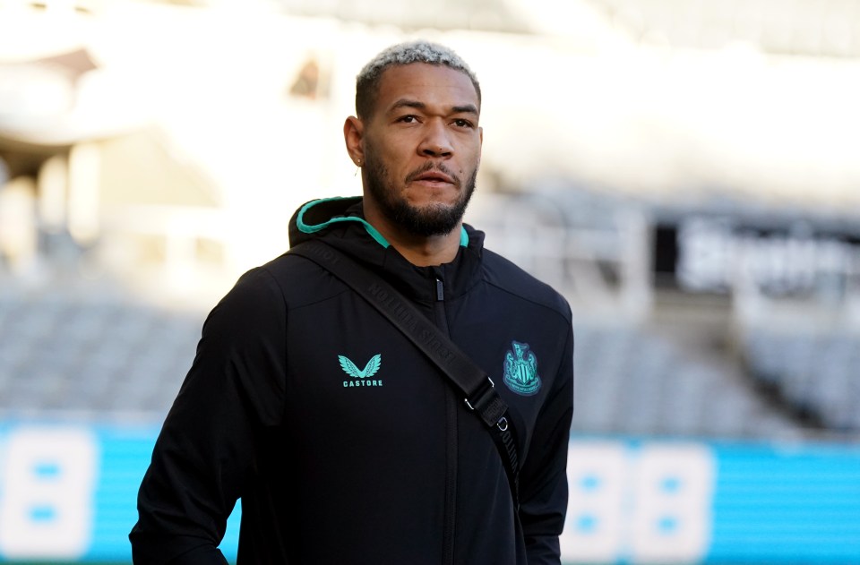 Joelinton is facing a lengthy spell on the sidelines