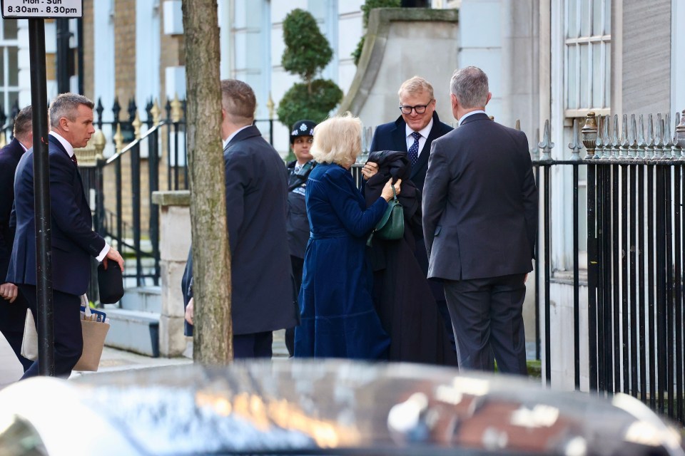 The Queen accompanied the King to hospital on Friday morning