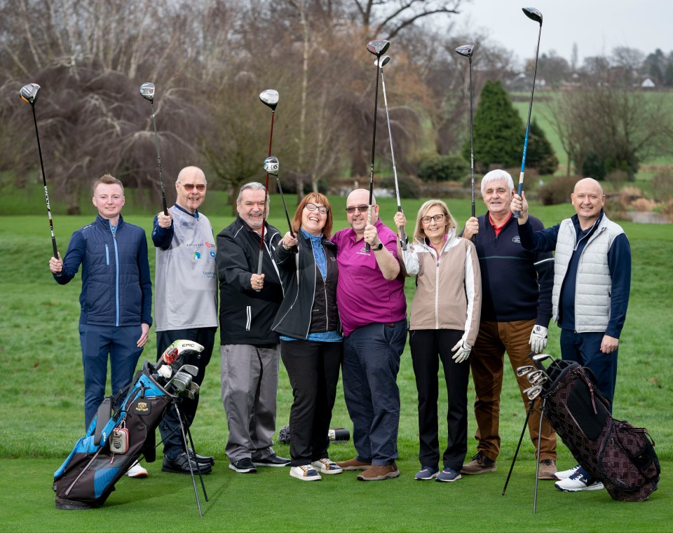 George Halstead, bone marrow transplant, Martin Searle, two kidney transplants, Andy Bright, lung transplant, Mandy Ambert, liver transplant, Davide Logue, kidney transplant, Samantha Drewett, liver transplant, Martin Mapplebeck, liver transplant and Vince Essex, kidney transplant