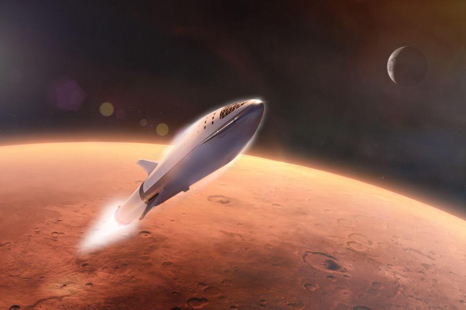 SpaceX CEO Elon Musk has his sights set on ferrying one million people to the Red Planet by 2050