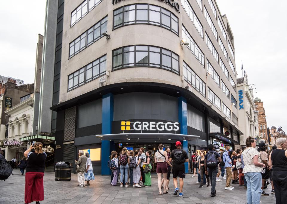 £3,000 was spent on Greggs