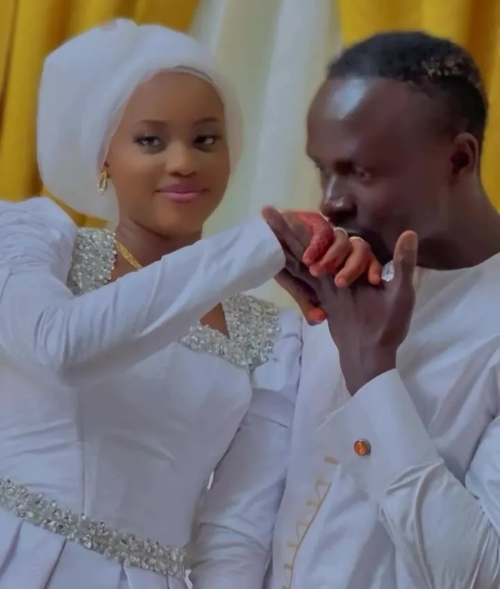 The couple got married days before Mane begins Senegal's defence of the Africa Cup of Nations