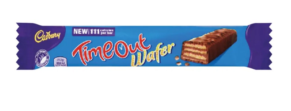 The new version only has one single wafer and is 111 calories