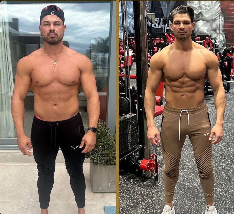 Anton has got in even better shape than the first time he was on Love Island