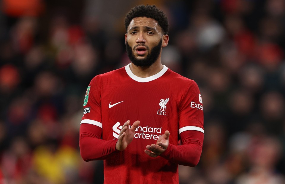 Joe Gomez is one Reds star being linked with a move to Saudi Arabia