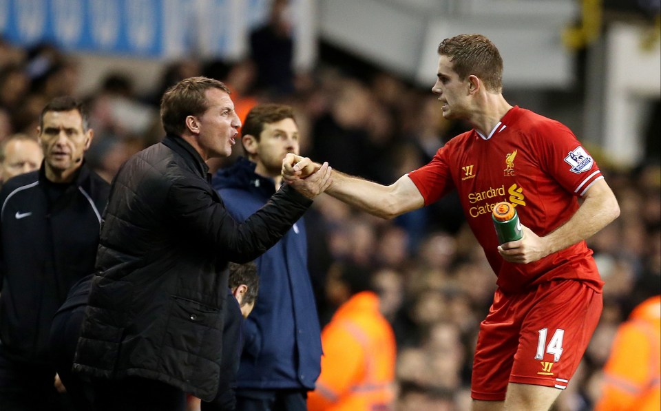 Brendan Rodgers managed the midfielder at Anfield