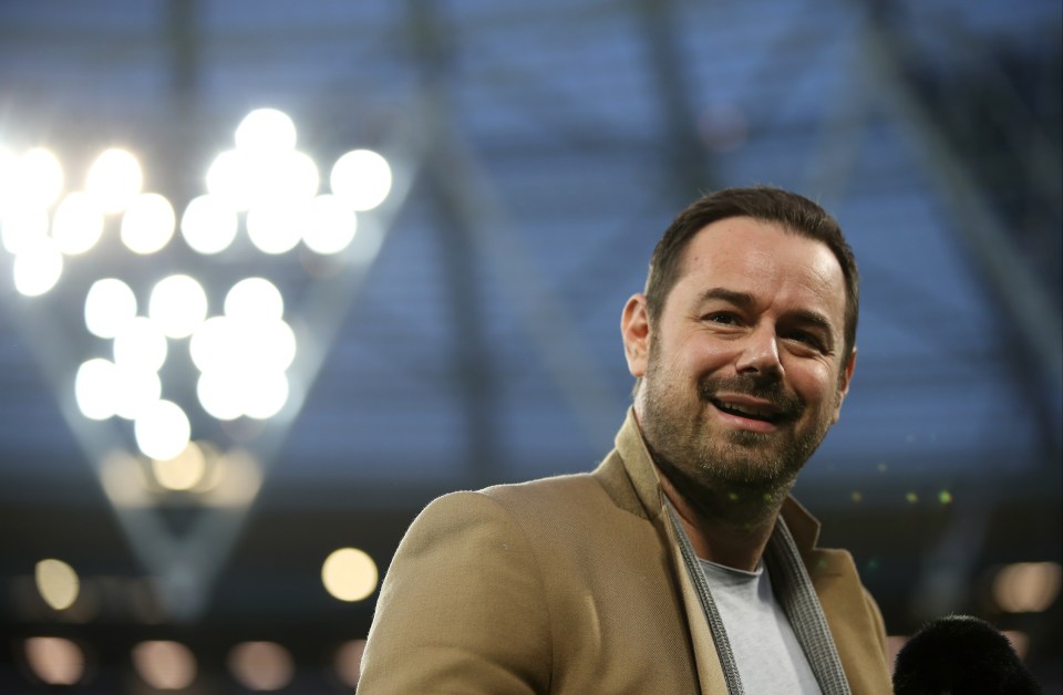 West Ham fan Danny Dyer was spotted in the Millwall home end on Saturday