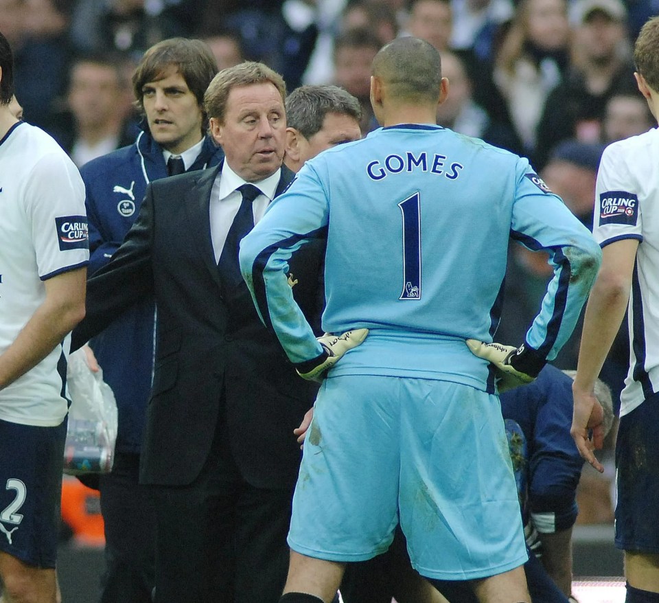 Heurelho Gomes had a fallout with Harry Redknapp at Tottenham