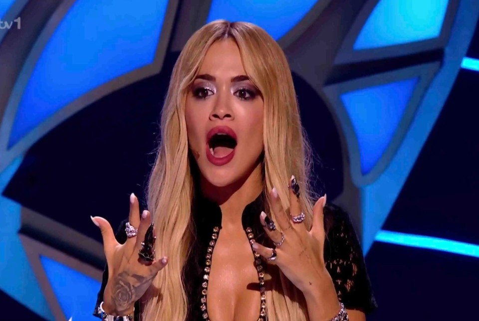 Rita Ora on The Masked Singer.