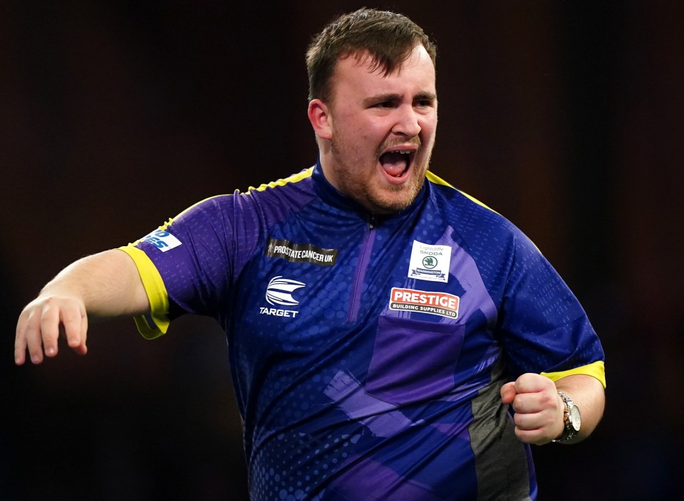 Luke Littler booked his spot in the World Darts Championship semi-finals on Monday