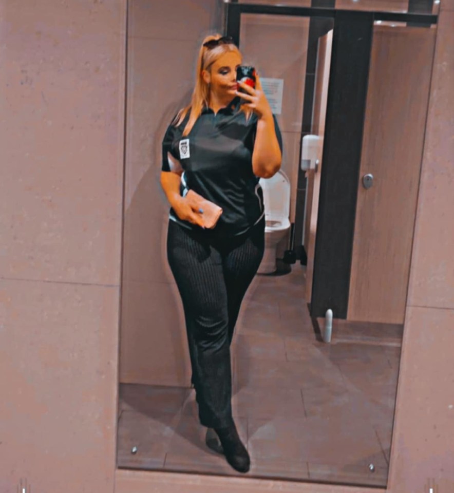 Eloise shows off her figure on social media