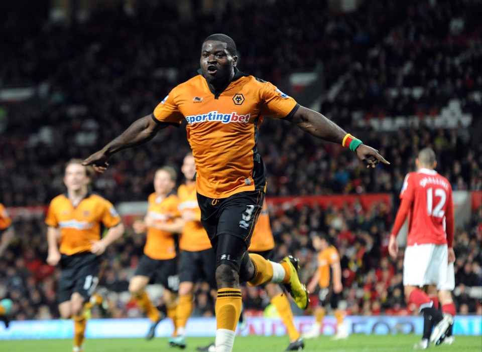 Elokobi was a fans' favourite at Wolves from 2008-2014