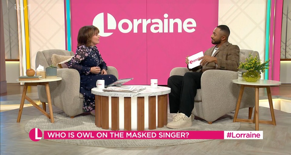 The Lorraine show's entertainment reporter Tyler West grilled her with a series of clues