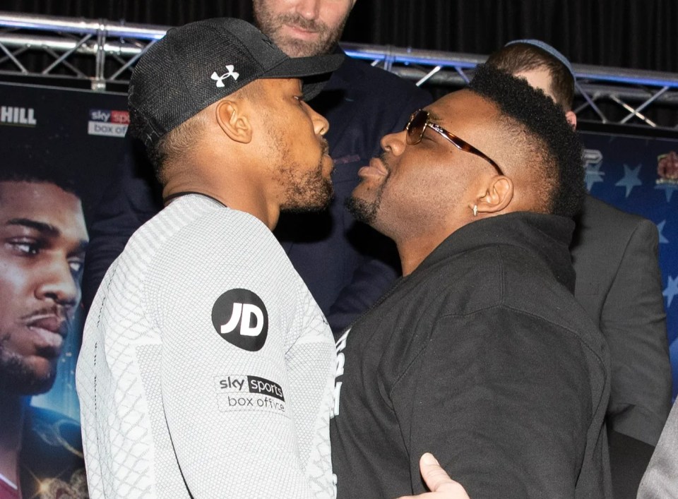 Anthony Joshua had been due to face Miller in 2019