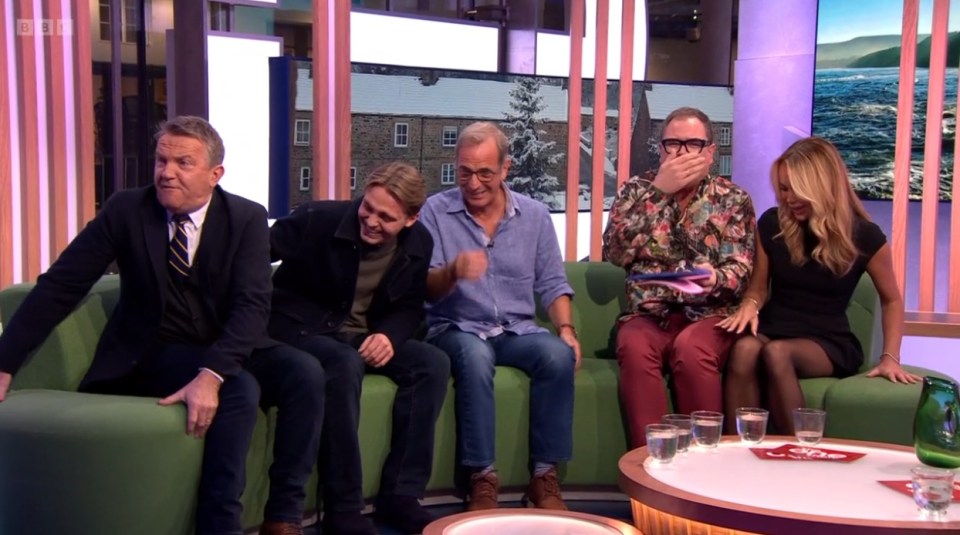 Bradley Walsh was left fuming after he almost broke the One Show's furniture