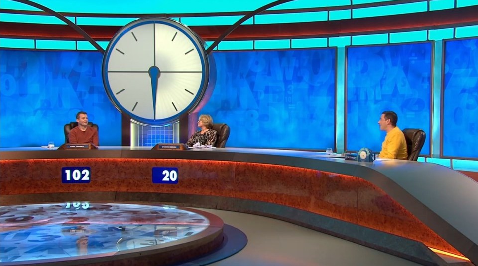 The 'booming' clock and the iconic theme tune are played in the studio, rather than being edited in