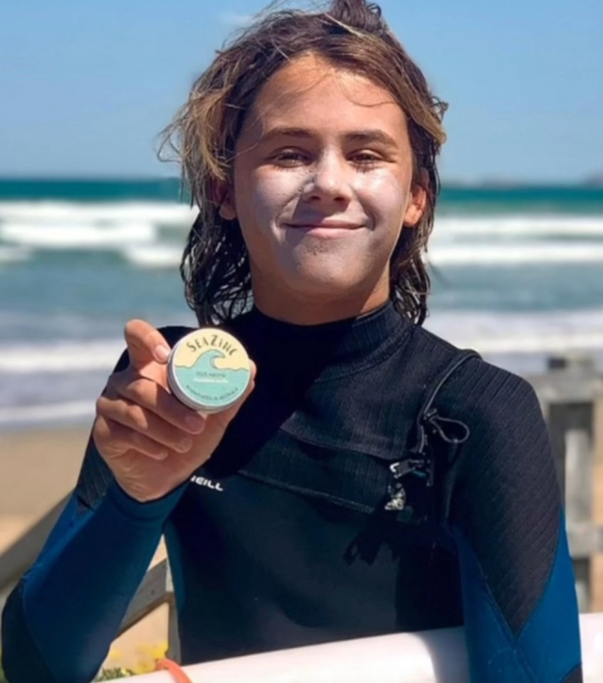 Khai was a surfing champion at aged 15