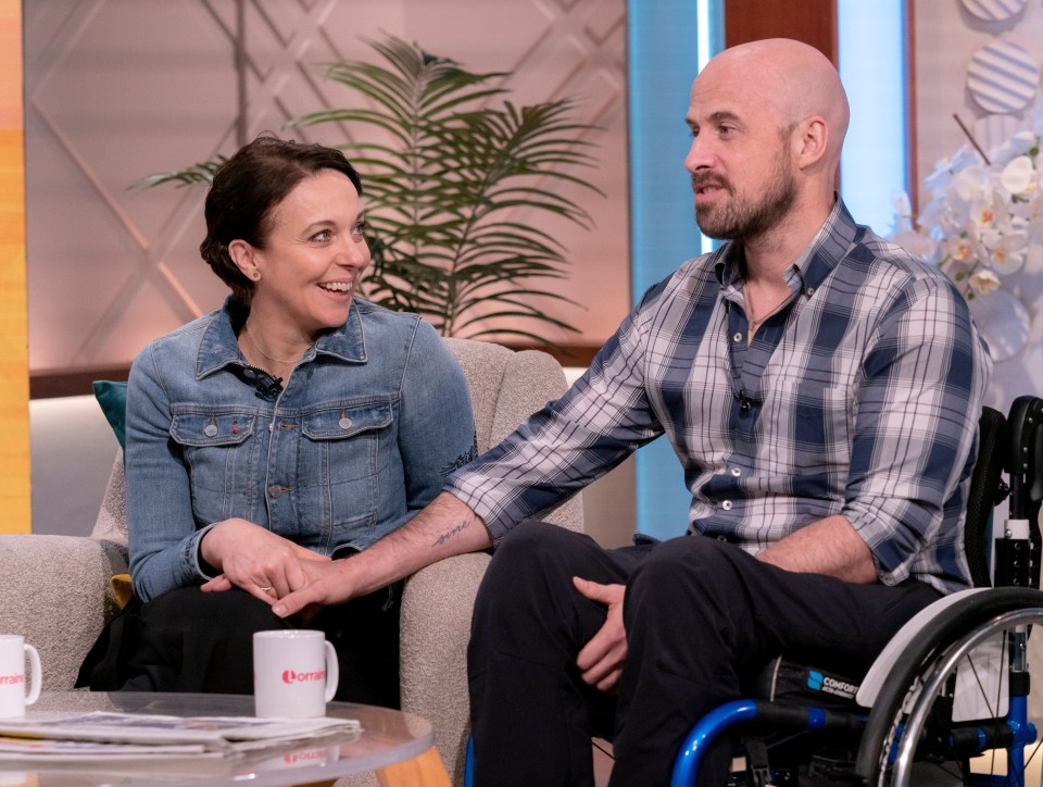 Amanda Abbington's fiance Jonathan Goodwin has posted a cryptic message